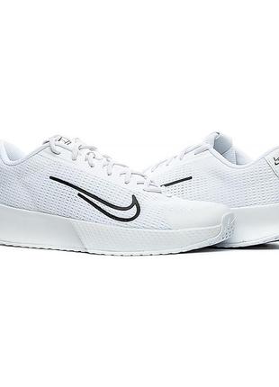 Чоловічі кросівки nike vapor lite 2 hc білий 45 (7ddv2018-100 45)