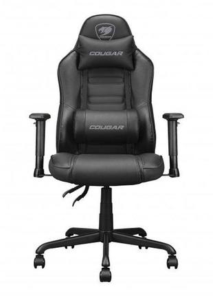 Кресло игровое fusion s black, черный