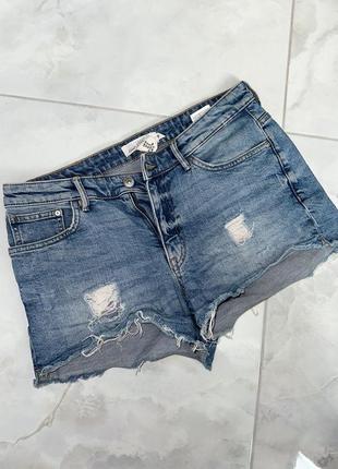 Джинсовые шорты короткие джинс
