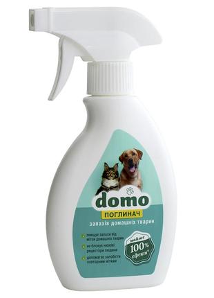 Поглинач запахів домашніх тварин domo флакон 250 мл
