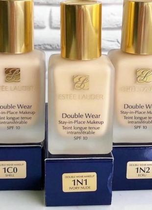 Стійкий тональний крем сзф10, Estee lauder double wear 1w0 stay-in-place makeup spf10