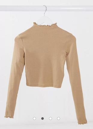 Базовый лонгслив s bershka