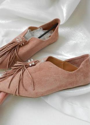✅туфлі балетки мюлі екозамш не бренд, виробник українська, дуже якісне взуття.