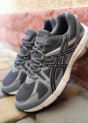 Asics gel kahana 8 сірі великани весняні літні низькі шкіра шкіряні легкі текстильні топ якість велитні кросівки кеди чоловічі асікс