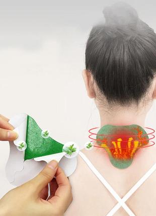 Пластир для зняття болю в шиї з екстрактом полину hyllis relief neck patches 10 шт3 фото
