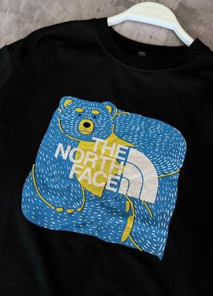 Футболка the north face | чорная футболка | tnf