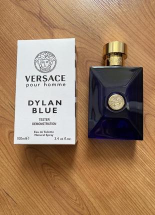 Мужской аромат versace dylan blue pour homme (тестер) 100 ml.