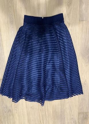 Темно-синяя юбка new look