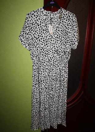 Нова натуральна легка жіноча сукня, плаття, розмір л, наш 50 розмір