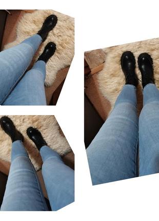 Джинси жіночі скіні promod іспанія джинси жіночі укорочені вузькі джинси світлі блакитні10 фото