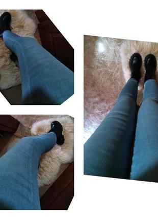 Джинси жіночі скіні promod іспанія джинси жіночі укорочені вузькі джинси світлі блакитні6 фото