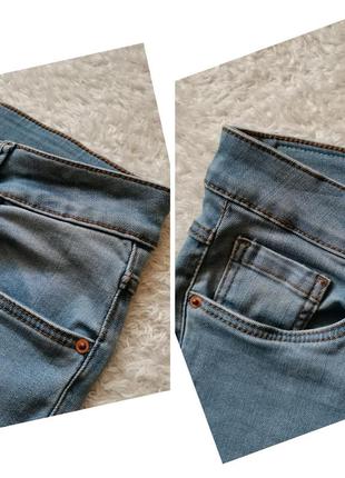 Джинси жіночі скіні promod іспанія джинси жіночі укорочені вузькі джинси світлі блакитні8 фото