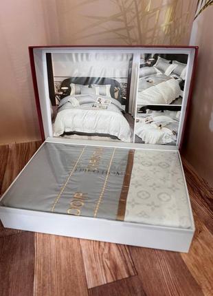 Сатиновое постельное белье евро