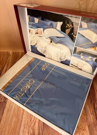 Сатиновое постельное белье евро