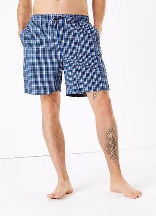 Новые мужские пижамные шорты пижама marks&spencer
