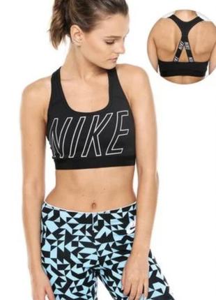 Топ nike pro classic logo bra s