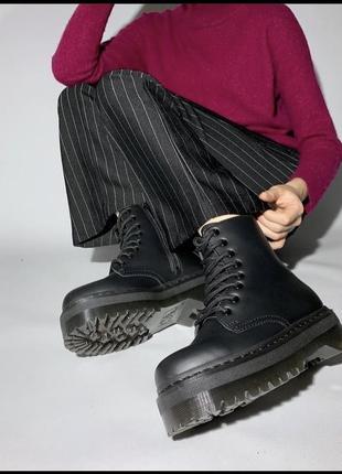 Dr. martens черевики jadon zip vegan mono black