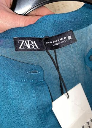 Платье zara темно зеленого цвета
