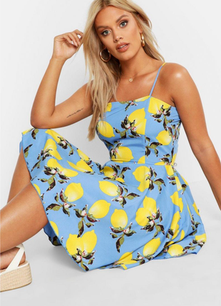 Нова сукня в принт лимони
