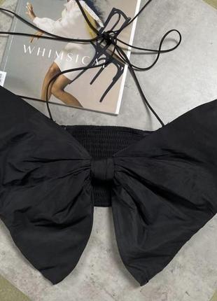 Zara крутой черный опигинальный топ как новый