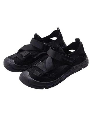Трекінгові літні черевики naturehike cnh23se003, розмір l, чорні
