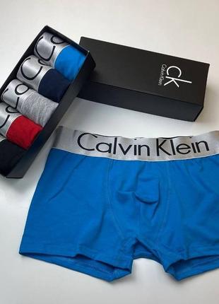 Чоловічі труси/боксери в стилі calvin klein серія steel3 - 1 шт.5 фото