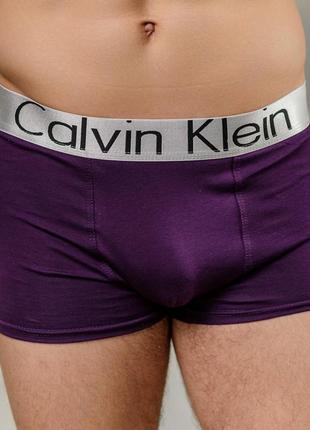 Чоловічі труси/боксери в стилі calvin klein серія steel3 - 1 шт.6 фото