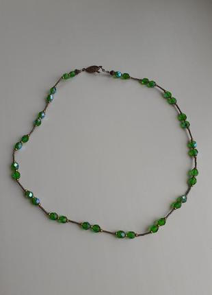 Бусы стекло винтаж