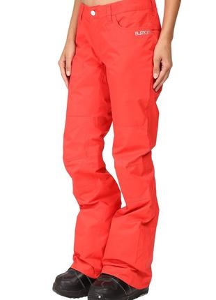 Красные лыжные брюки для занятия сноубордом размер s