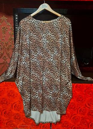 Леопардовое туника платье.