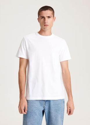 Новая мужская базовая белая футболка reserved размер xl