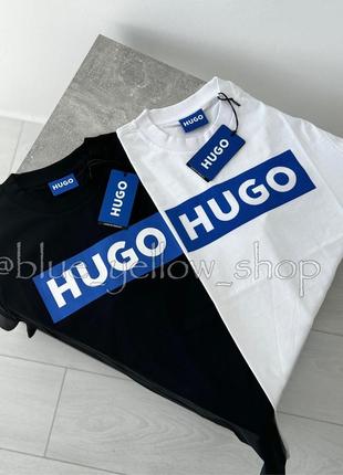 Женская футболка hugo blue hugo boss