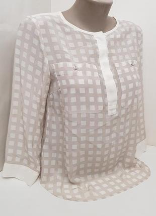 Шелк 100% изумительная блуза италия