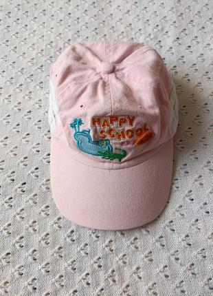 Кепка для дівчинки рожева кепочка на літо картуз