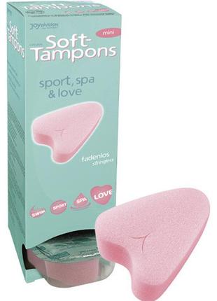Тампон без шнурочков для гигиенической защиты soft-tampons mini для женщин, 10шт