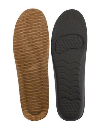 Спортивные стельки обрезные для спортивной обуви 40-45р. мужские стельки коричневые легкие для кроссовок