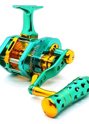 Котушка jigging master underhead yellow fin special #pe3 (lh) reel green/gold (pe3lhgn/gd)