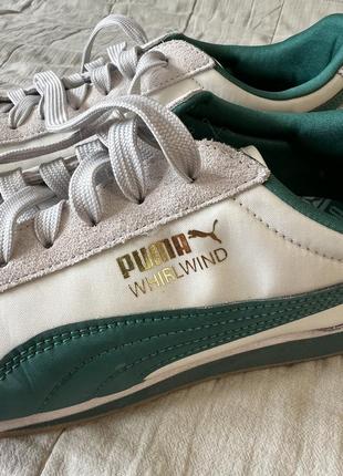 Кроссовки puma whirlwind classic green - 43 размер