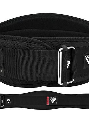 Пояс для важкої атлетики rdx rx3 eva curve неопреновий black l