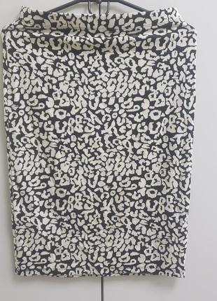 Papaya юбка карандаш s 44 леопард