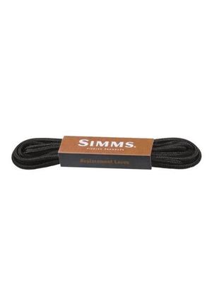 Шнурки simms replacement laces black (12194-001-00)