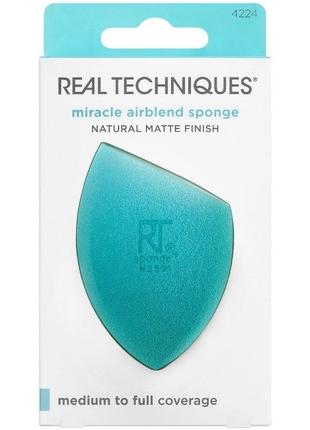 Спонж для макияжа real techniques miracle airblend sponge