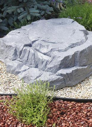Ландшафтний валун (камінь) сірий граніт 87х86х28 см гранд презент сспг00010-3 сірий