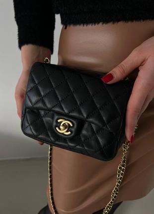 Сумка chanel mini black