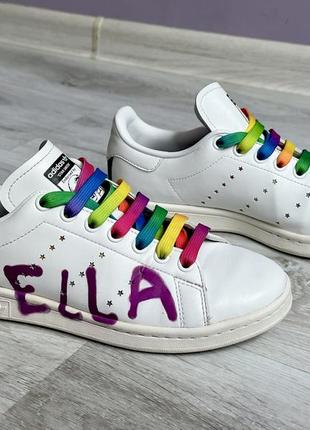 Кроссовки, кеды женские adidas stella mccartney x adidas stan smith logo screen