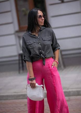 Костюм з льону