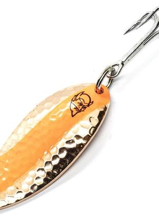 Блешня dardevle devle dog king 65mm 21g #hmrd copper flo orange (55386)блешня рибальська блешня оберталка