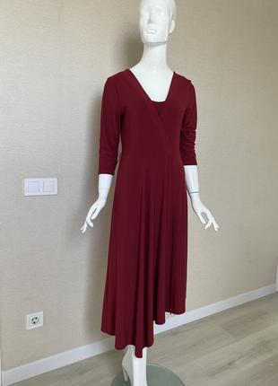 Гарне трикотажне плаття асиметричне marks & spenser