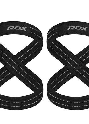 Силові ремені prdx gym lifting 8 figure straps gray l