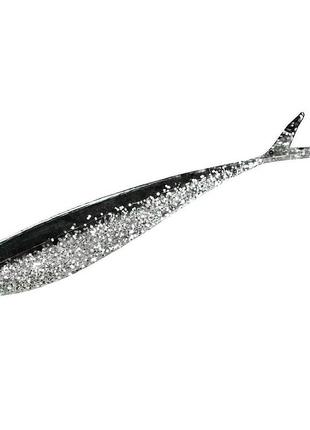 Силікон lunker city fat fin-s fish 3.5" #033 silver pepper shiner 10шт. (36033)